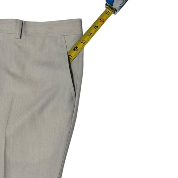 NWT JF J. Ferrar 34x30 Light Tan Dress Pants Slim Fit 360 Stretch Flat Front - Picture 9 of 9